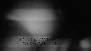 Busty Latina Slut Rides Fresh Cum (Art Video Amatorial Sex) porn video